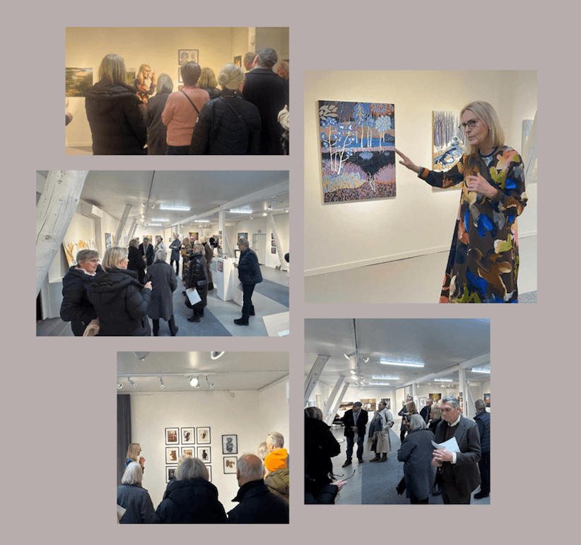 Succéöppning – Nu är utställningen "Tillbakablickar" äntligen igång!