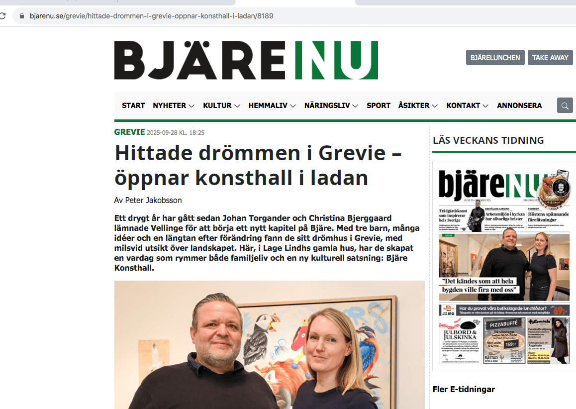 28 sep 2025 - Bjäre Nu